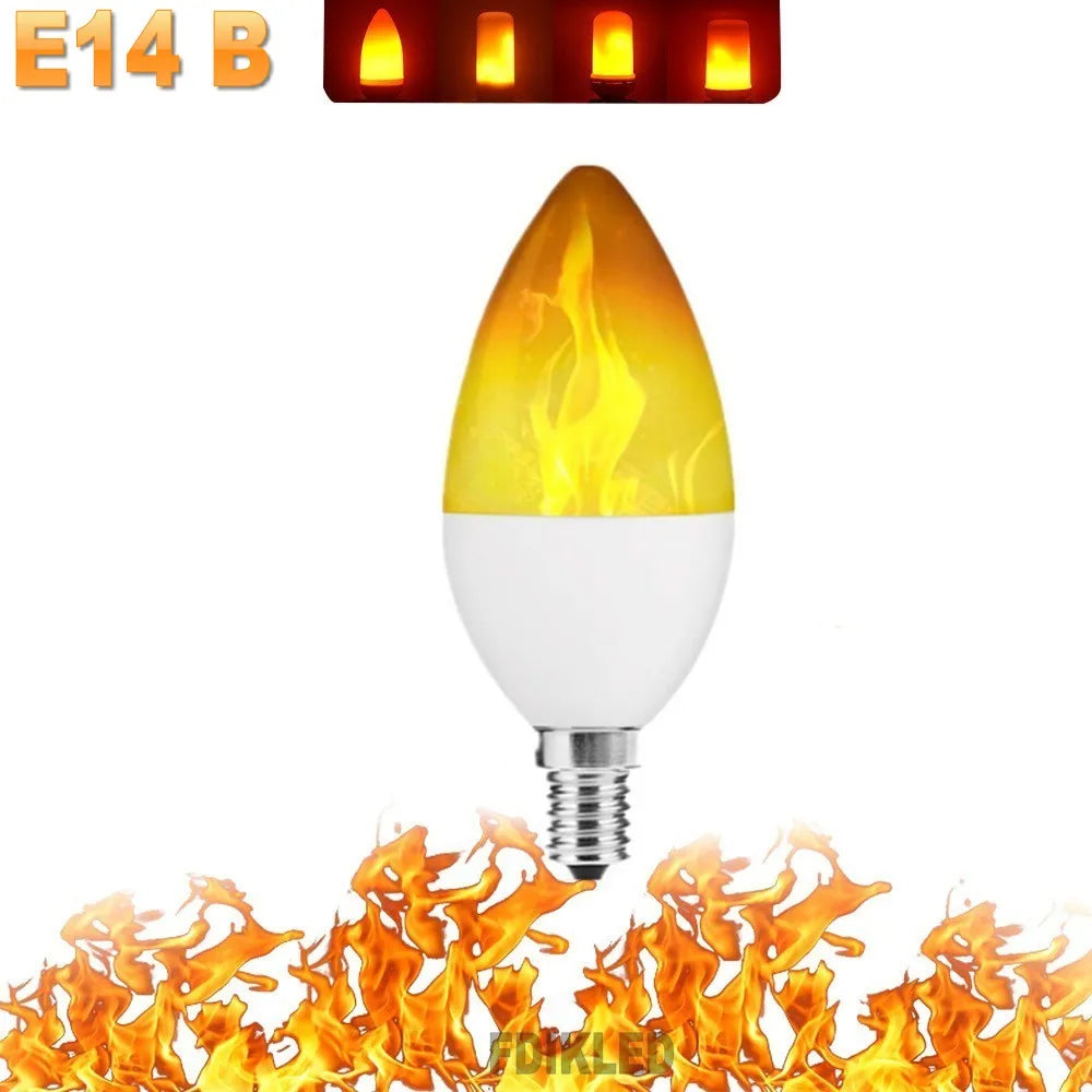 LED Flame Effect Light Bulb
