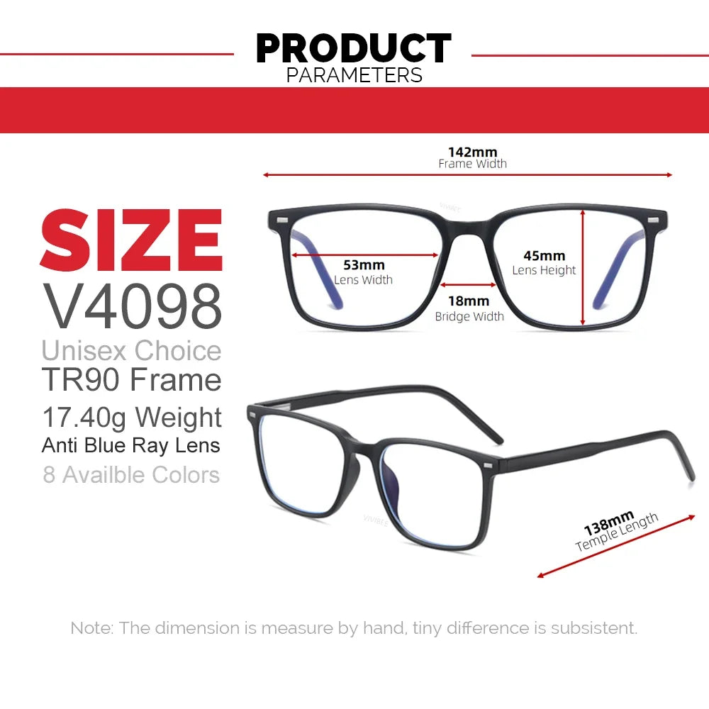 TR90 Blue Light Blocking Men's Glasses