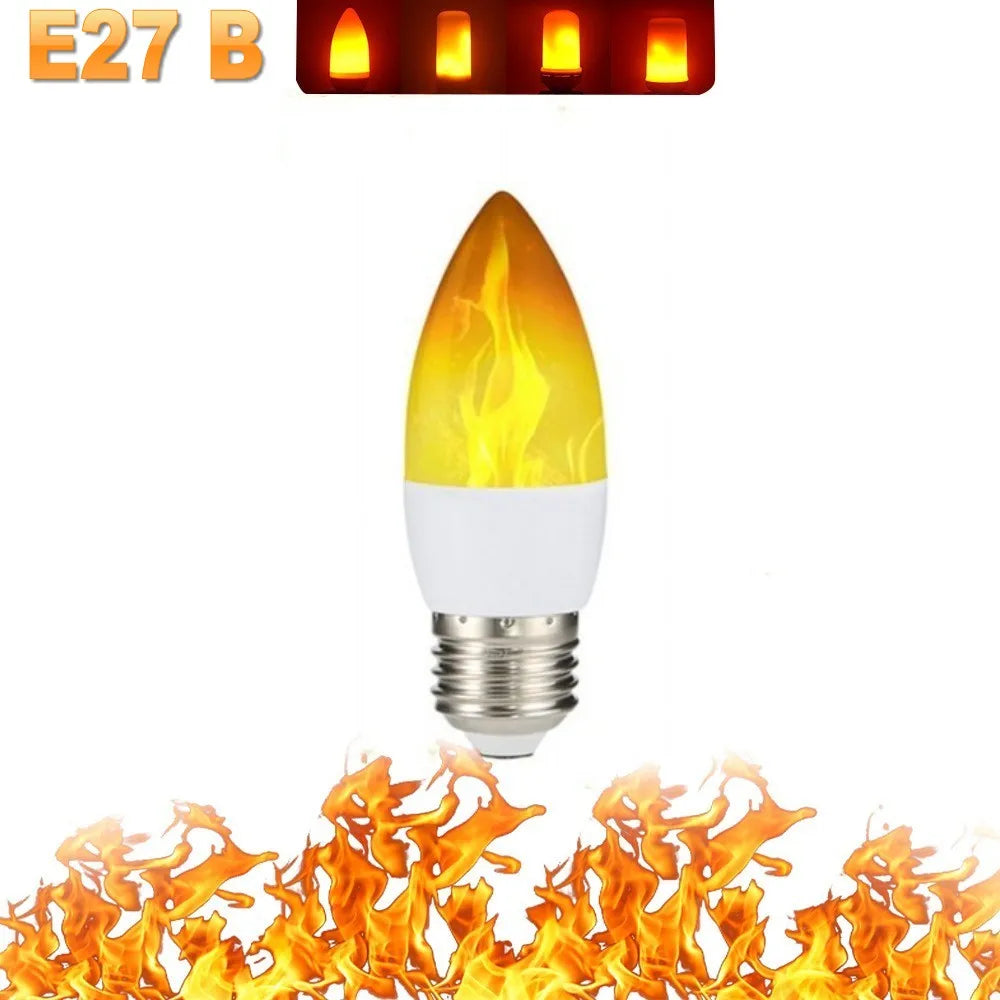 LED Flame Effect Light Bulb