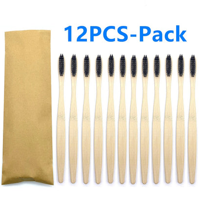 Bamboo Tooth Brush - 12 pcs pack