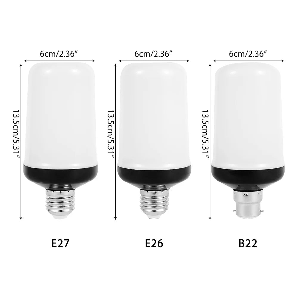 LED Flame Effect Light Bulb