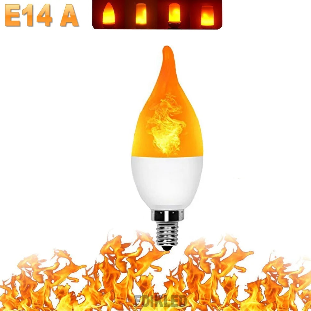 LED Flame Effect Light Bulb