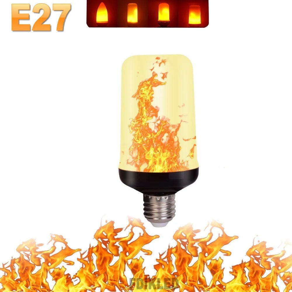 LED Flame Effect Light Bulb