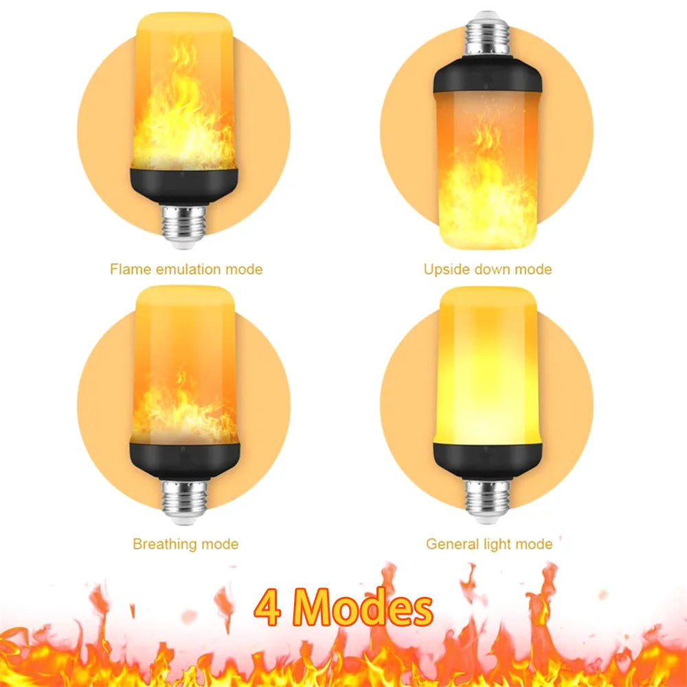 LED Flame Effect Light Bulb