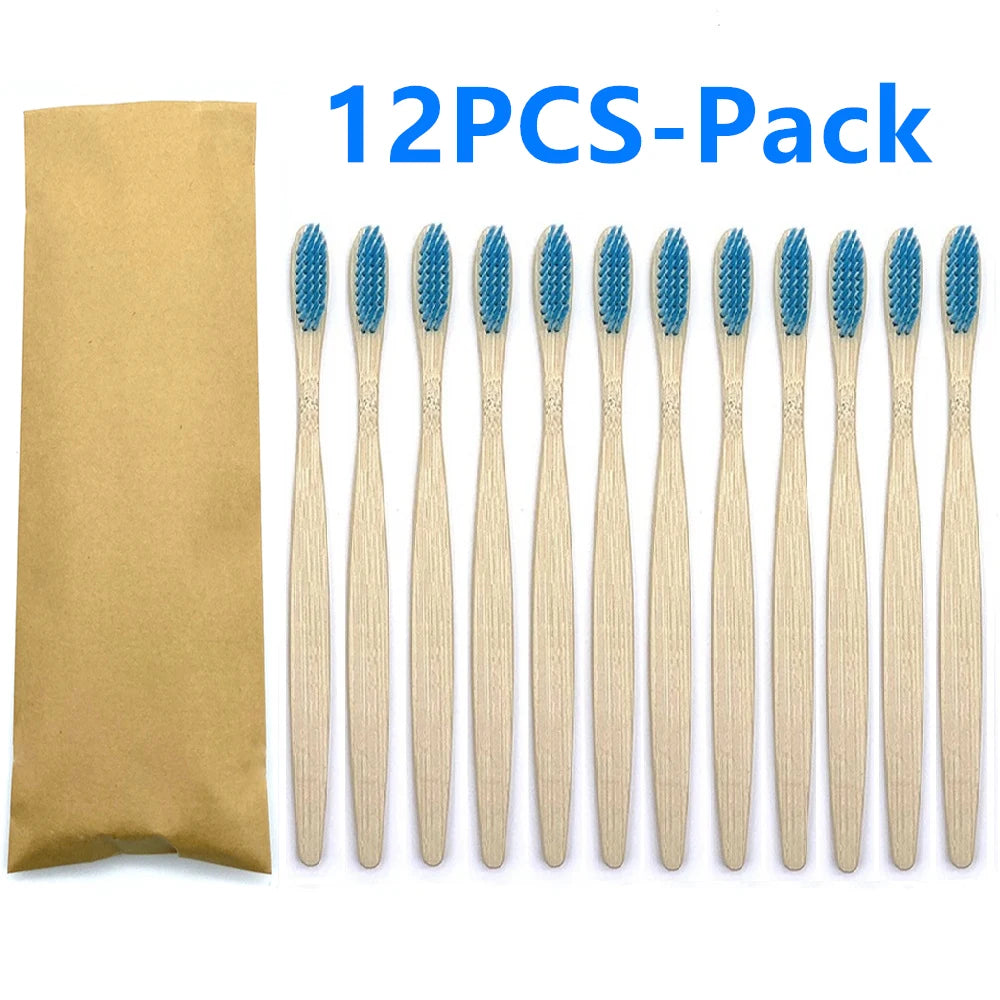 Bamboo Tooth Brush - 12 pcs pack