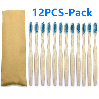 Bamboo Tooth Brush - 12 pcs pack