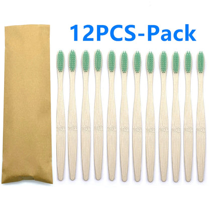 Bamboo Tooth Brush - 12 pcs pack