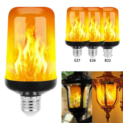 LED Flame Effect Light Bulb