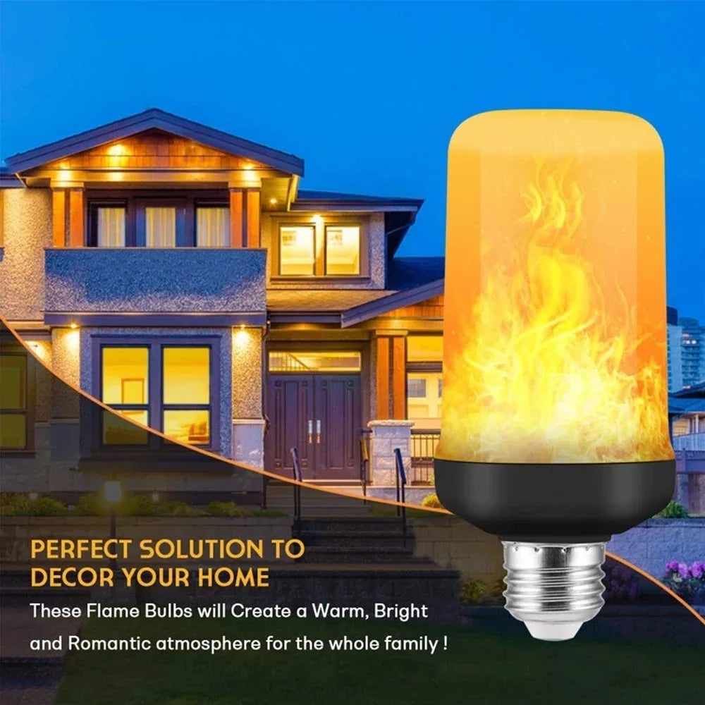 LED Flame Effect Light Bulb