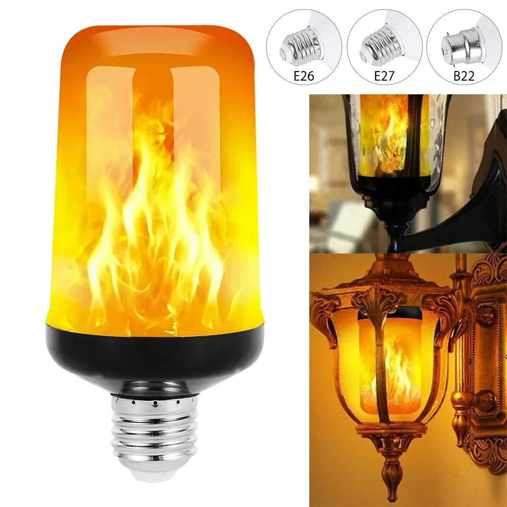 LED Flame Effect Light Bulb