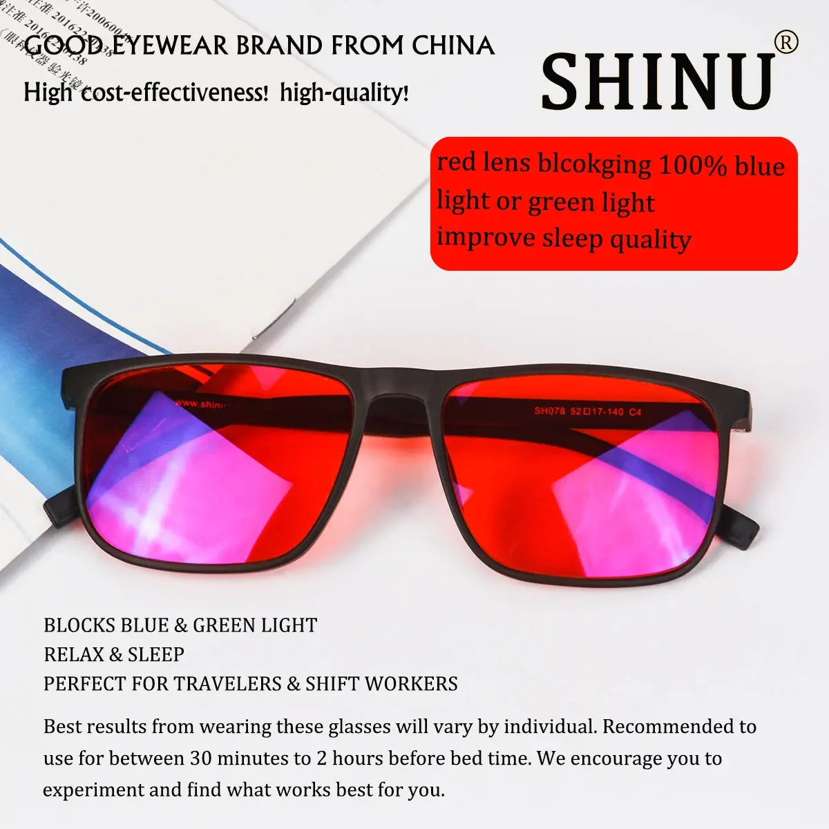 Anti Blue Light Glasses - Square Frame