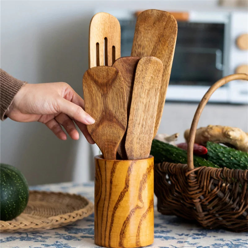 Bamboo Spatula & Shovel Set