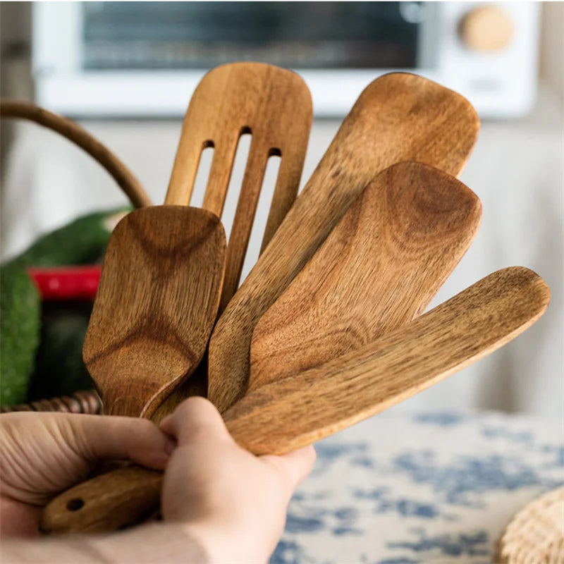 Bamboo Spatula & Shovel Set