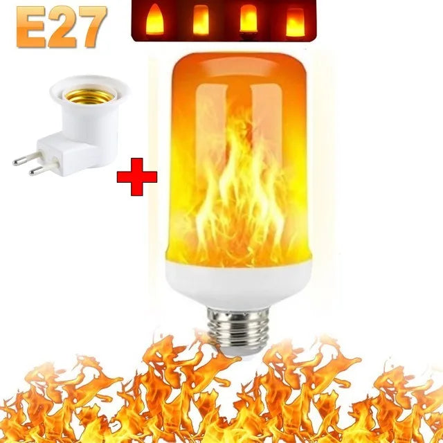 LED Flame Effect Light Bulb