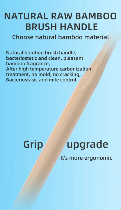 Premium Bamboo Tooth Brush - 4 pcs pack