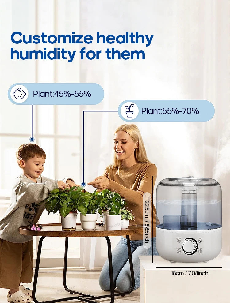 Home Air Humidifier (3-5 Liters)