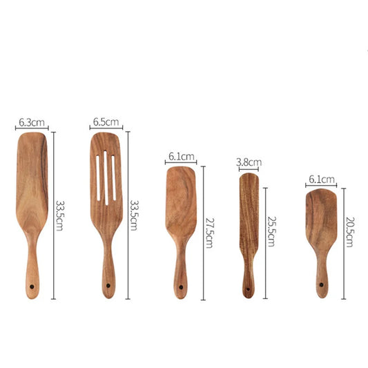 Bamboo Spatula & Shovel Set