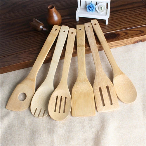 Bamboo Cooking Set - 6 pcs pack