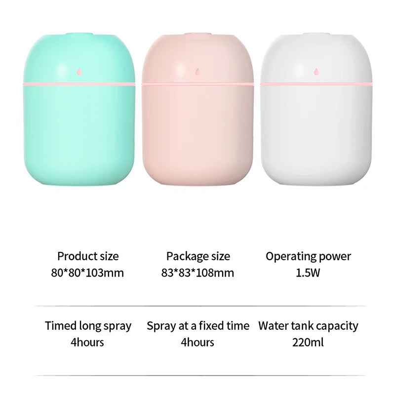 Portable Air Humidifier - 1L