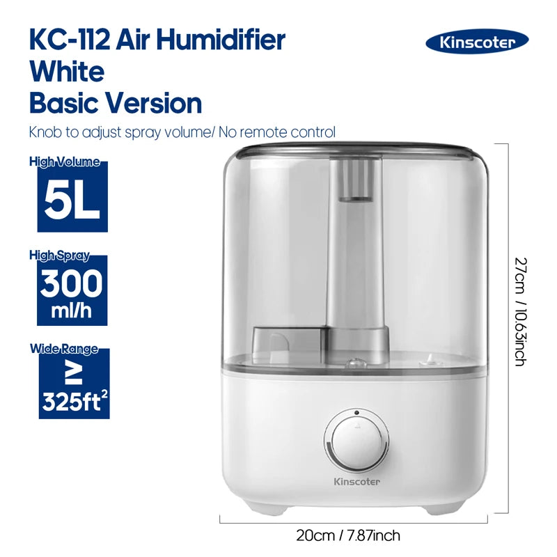 Home Air Humidifier (3-5 Liters)