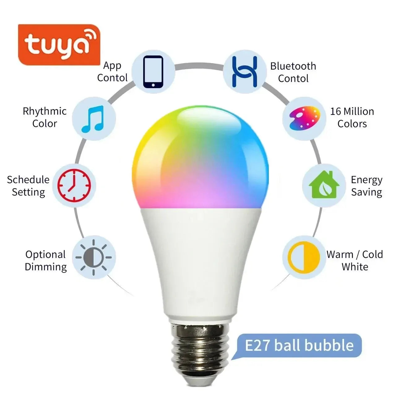 Bluetooth Smart LED Bulb (Classic Shape)