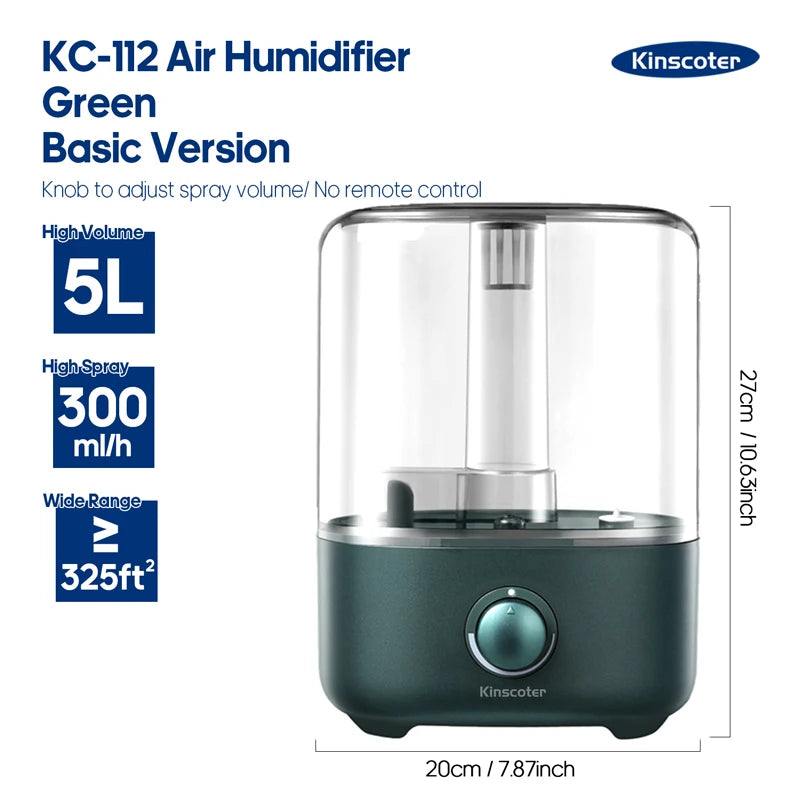 Home Air Humidifier (3-5 Liters)