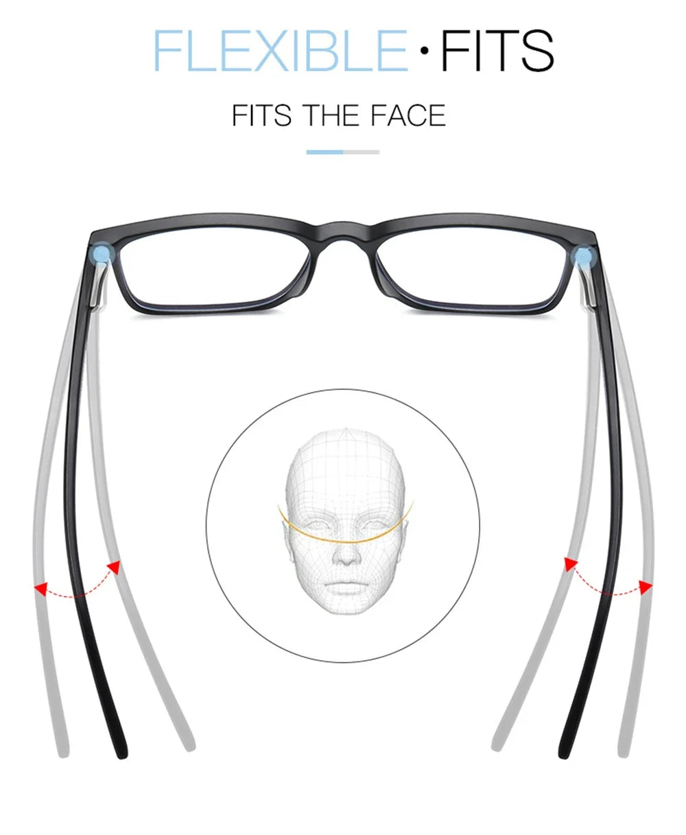 TR90 Blue Light Blocking Men's Glasses