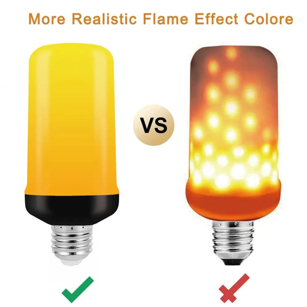 LED Flame Effect Light Bulb