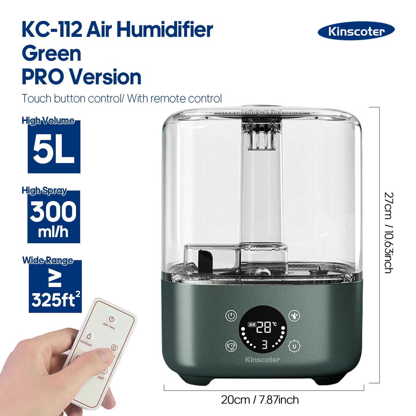 Home Air Humidifier (3-5 Liters)