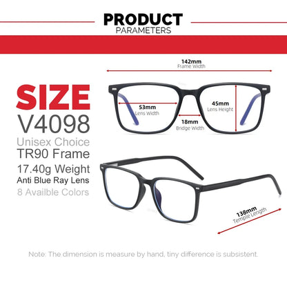 TR90 Blue Light Blocking Men's Glasses