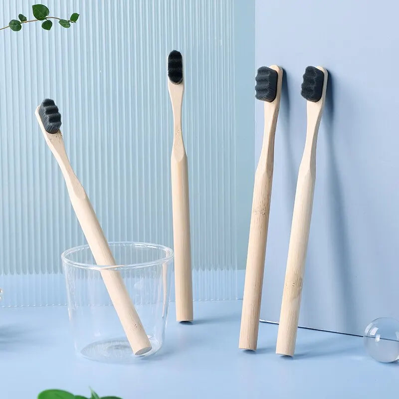 Premium Bamboo Tooth Brush - 4 pcs pack